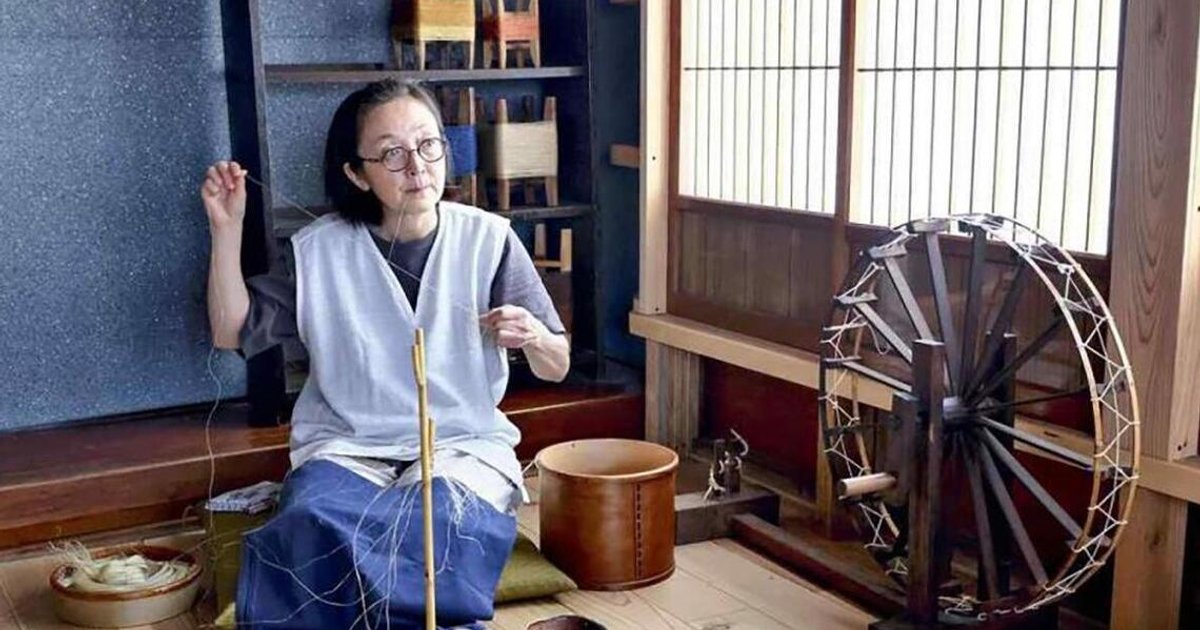 Solitary weavers in Japan’s Fukushima create lustrous threads and fabrics