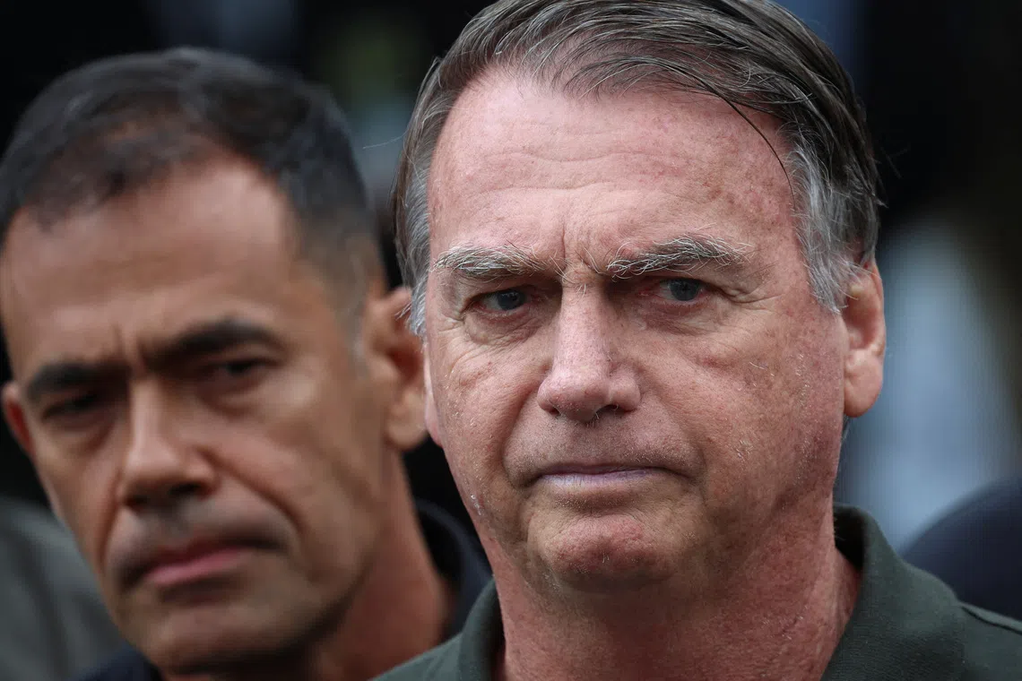 Brazil's Bolsonaro has skin lesions removed without complications, hospital says