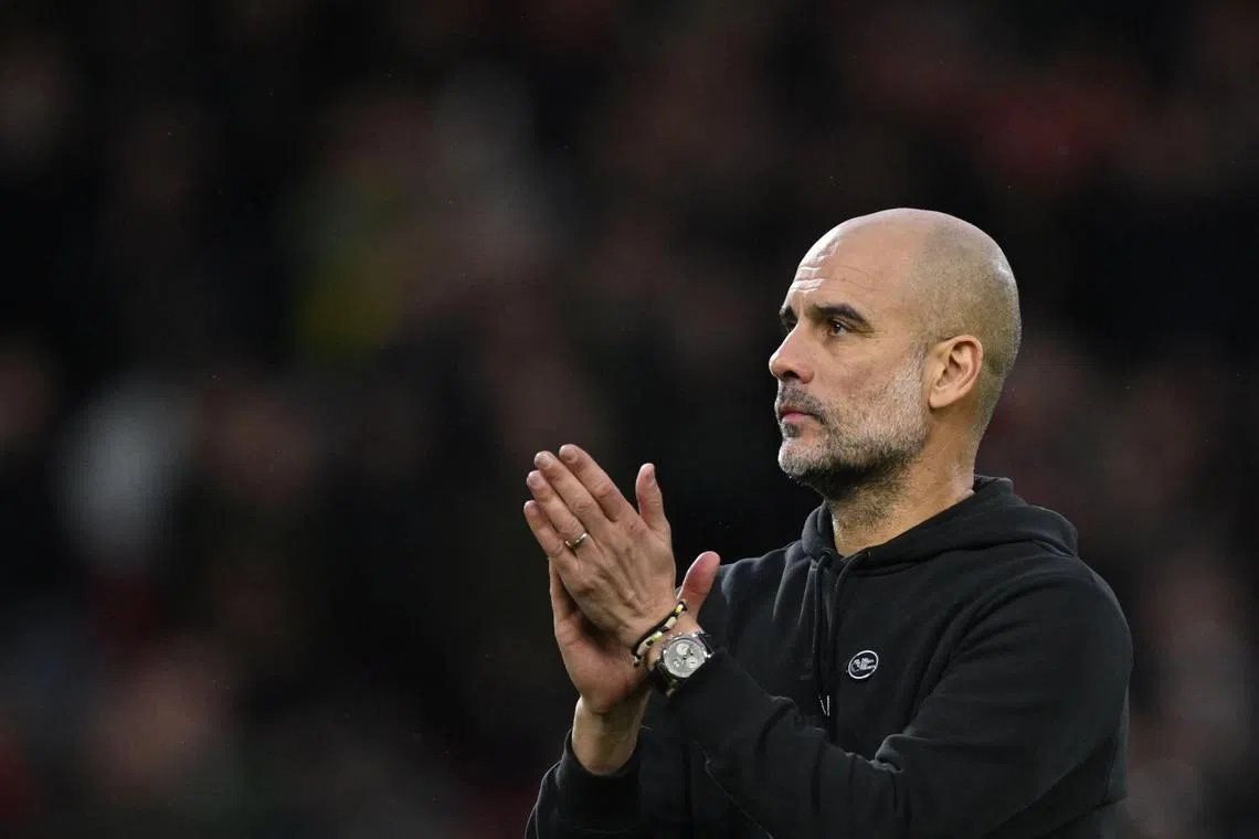 Manchester City boss Pep Guardiola is seeking to ramp up the pressure on Premier League leaders Arsenal.