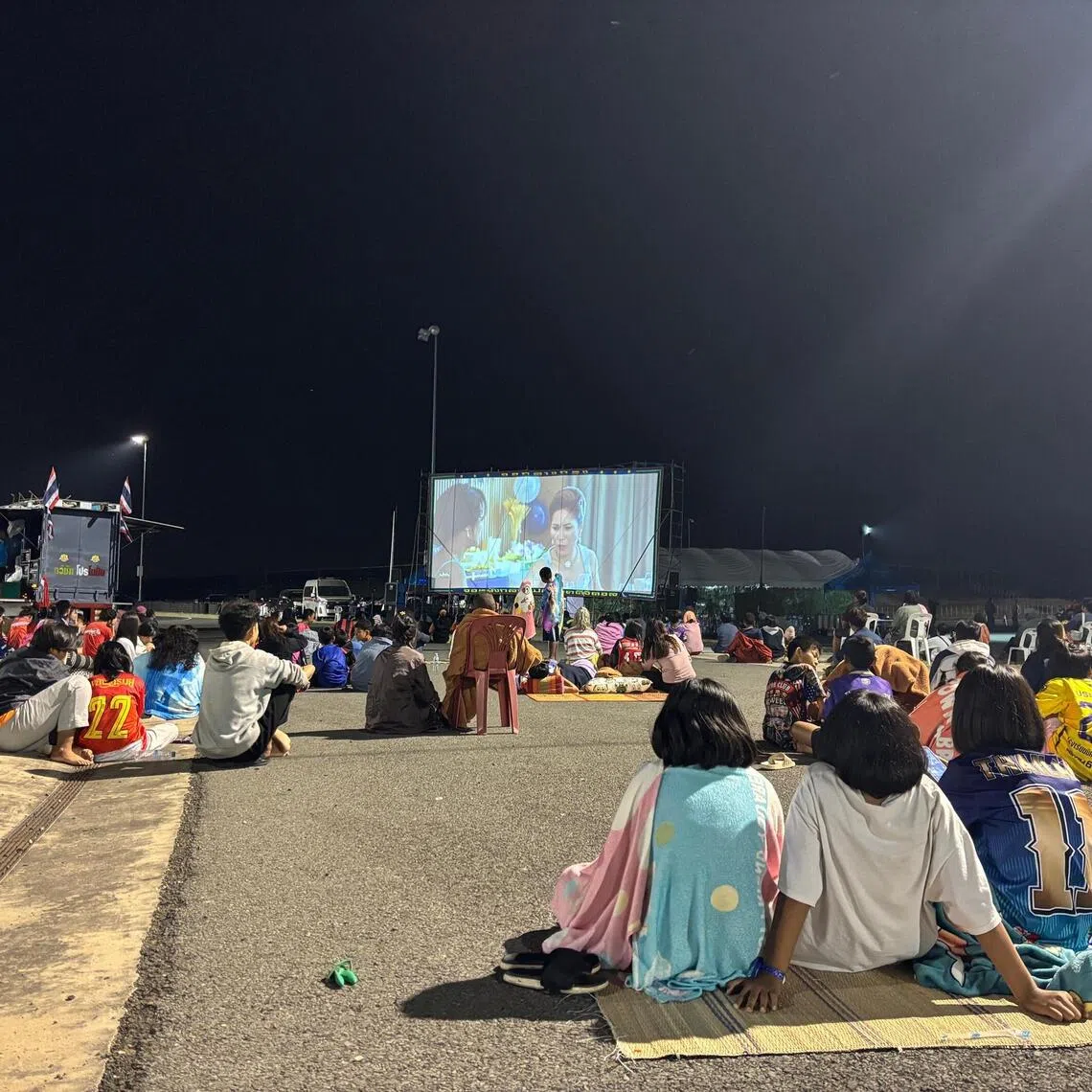 A movie screening at the Chang International Circuit in Buriram on Dec 10