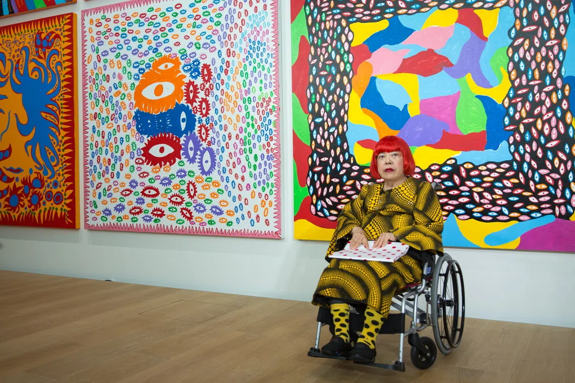 Yayoi Kusama died of multiple organ failure at a Tokyo hospital on Aug 14.