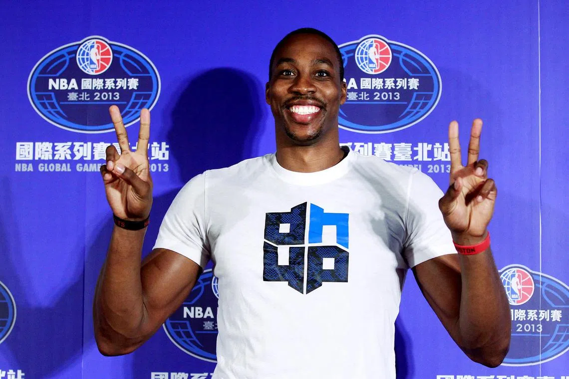Former NBA star Dwight Howard has triggered a wave of criticism on Chinese social media for calling Taiwan a country. 