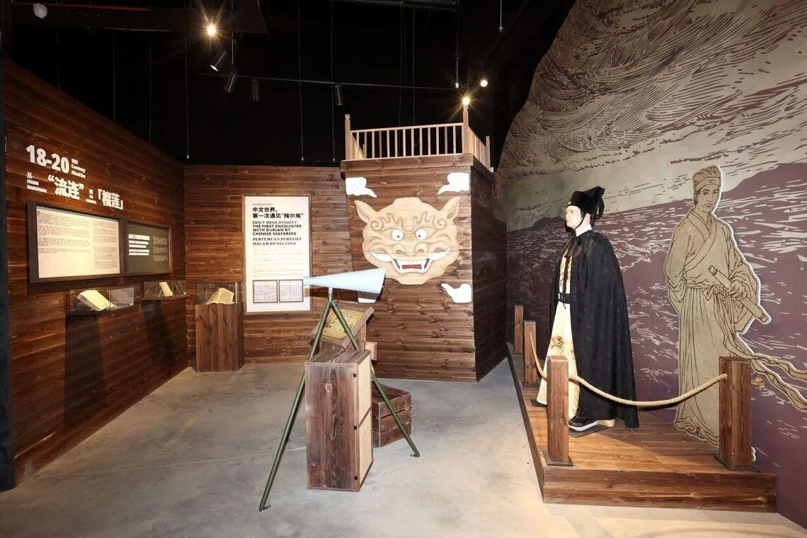 At KLDEX, visitors trace the history of durian, from early encounters by travellers and merchants to its integration into Malaysian daily life.