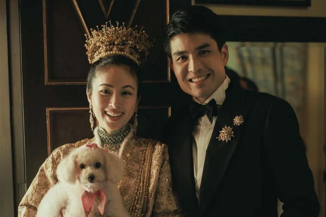 Poy – who won the Miss Tiffany and Miss International Queen pageants in 2004 – married Oak Bhavagha Hongyok at Phuket’s Baan Ar-Jor. 