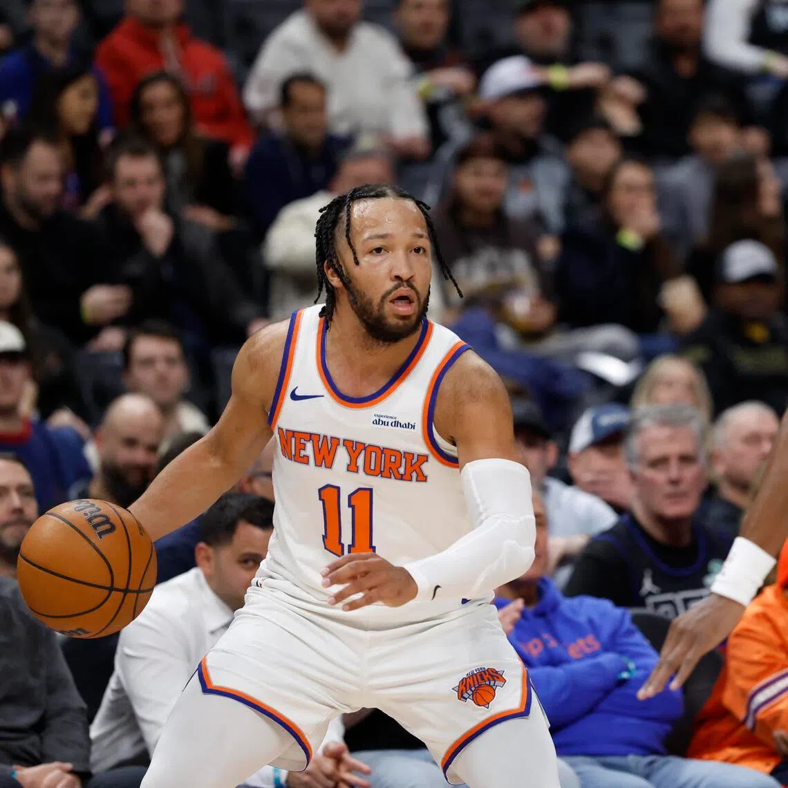 Jalen Brunson's New York Knicks have lost their last four NBA games, including against their Eastern Conference rivals the Detroit Pistons at Little Caesars Arena on Jan 5, 2026.