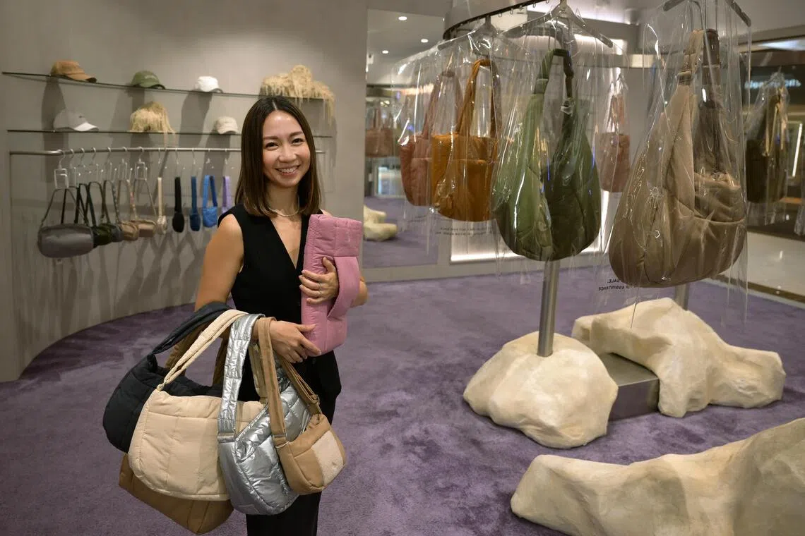 The Paper Bunny co-founder Jaime Lee. Jaime at the shop’s pop-up store in Takashimaya in 2024.