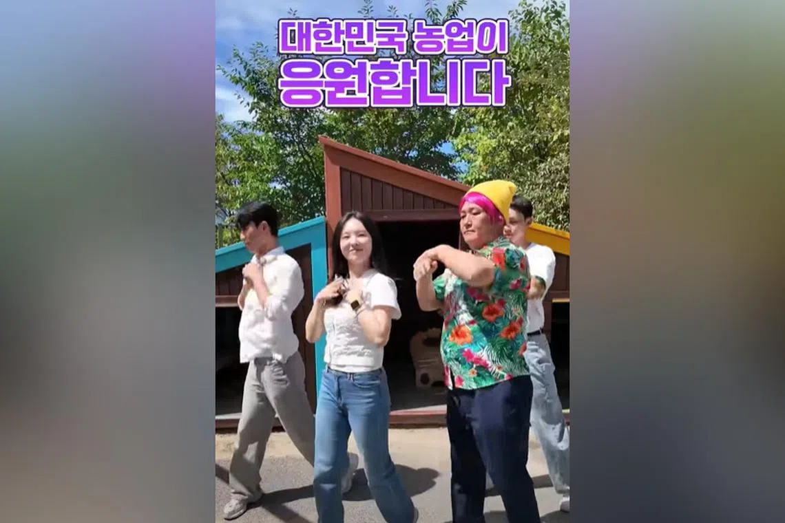 The lighthearted video was made to promote the 10th Apec Food Security Ministerial Meeting.