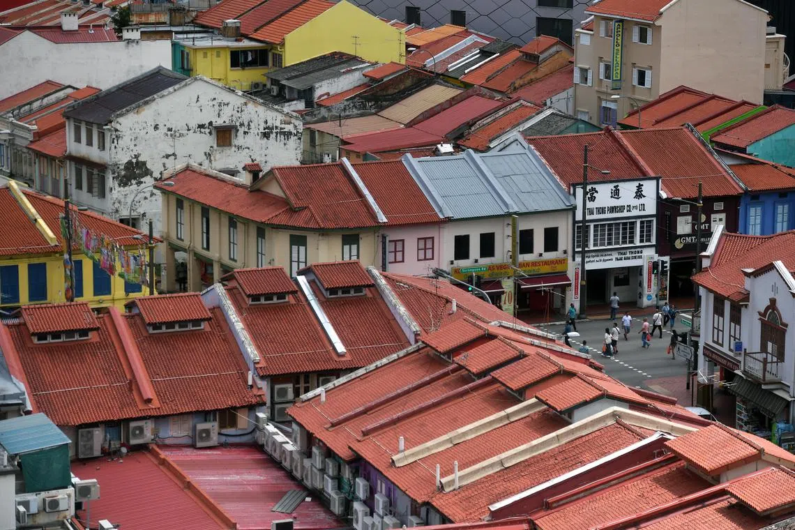 Shophouses in the Little India and Jalan Besar area (District 8) remained a hot spot.