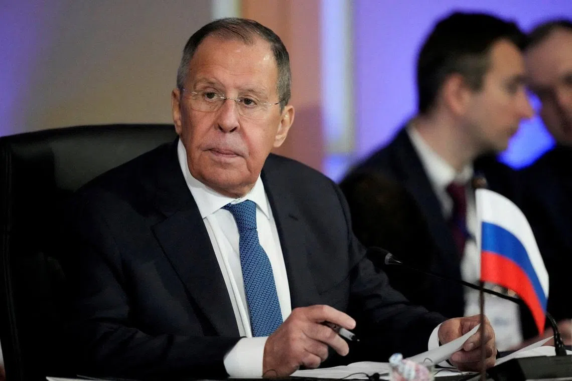 Russian Foreign Minister Sergei Lavrov told US Secretary of State Marco Rubio it was unacceptable to continue supplying weapons to the Kyiv regime.