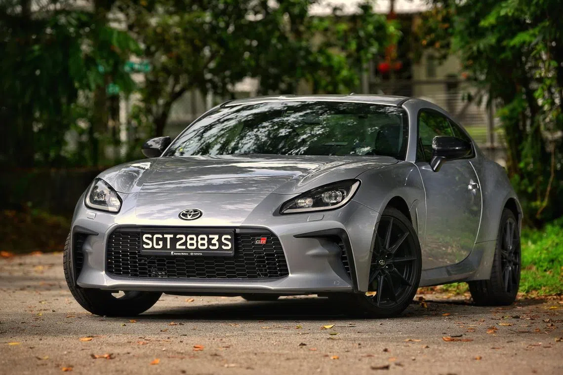 The new GR86 offers simple driving pleasures.