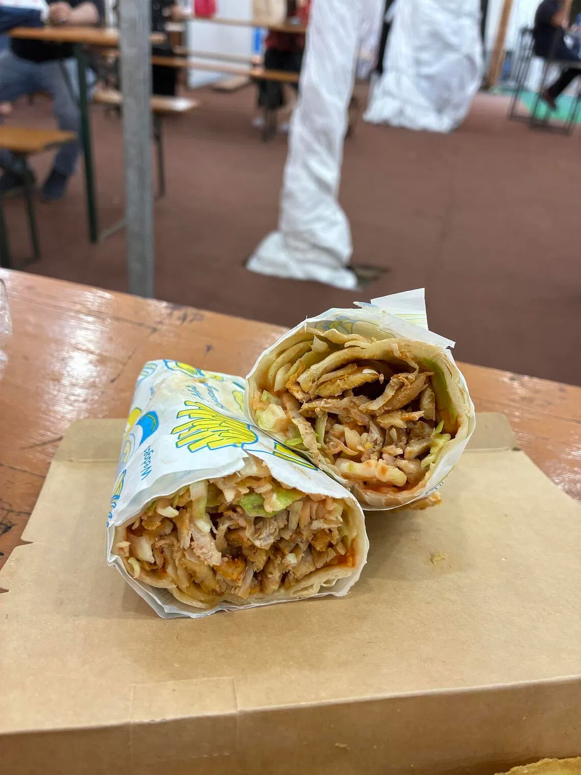 Chicken cheese kebab from Arabica Kebab.