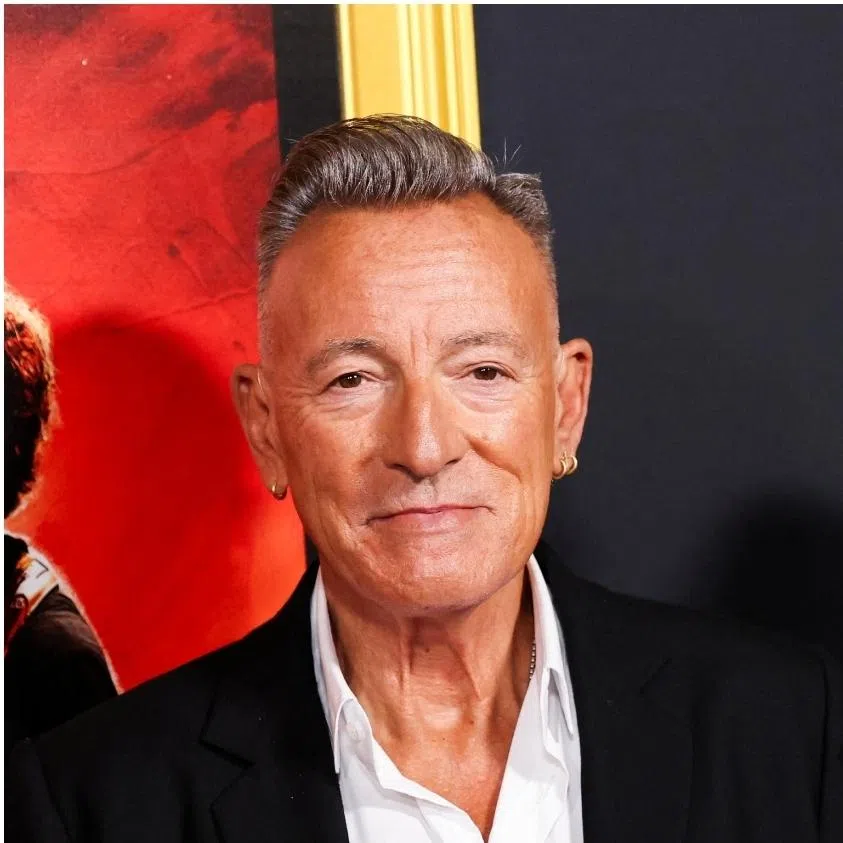 Bruce Springsteen (left) on Jan 17 dedicated his song his song The Promised Land (1978) to Ms Renee Good.