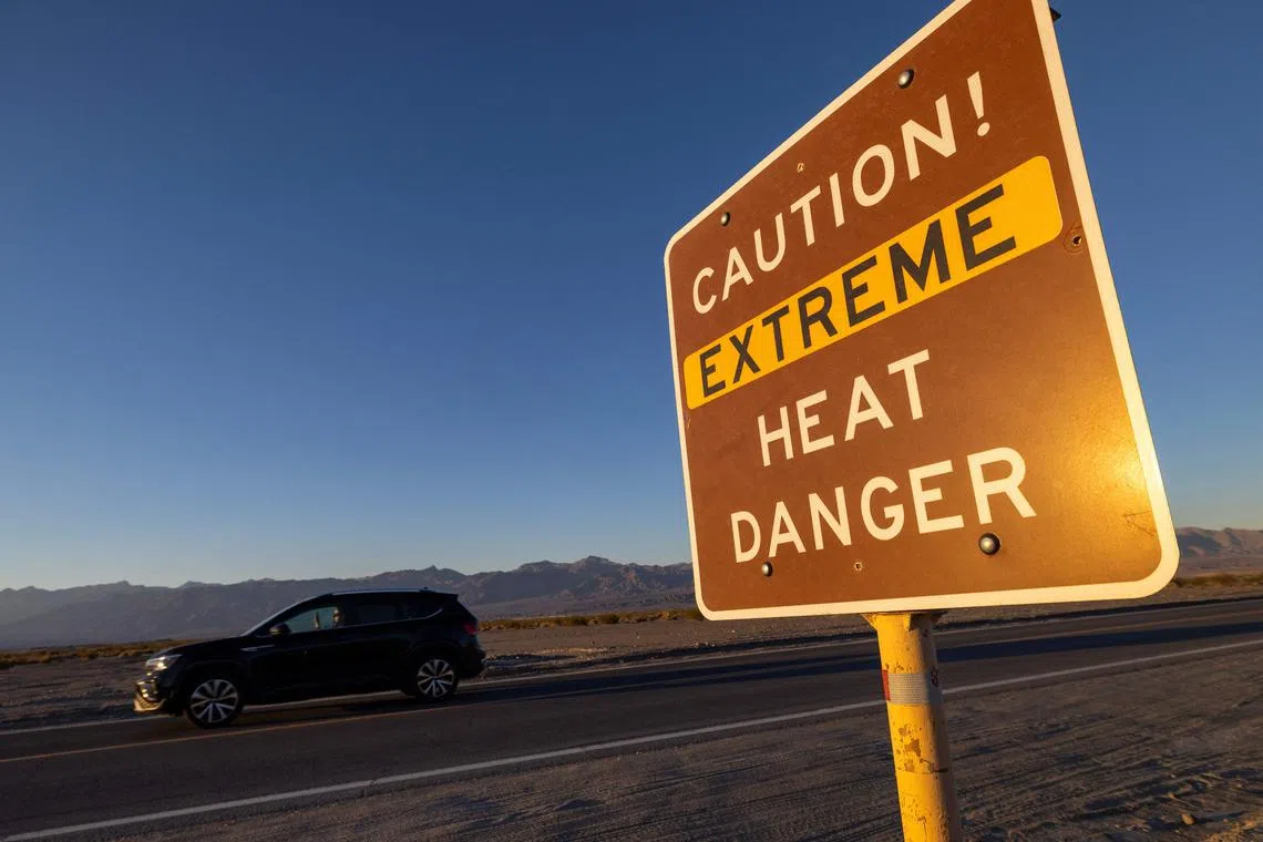 By Saturday afternoon, California’s famous Death Valley, one of the hottest places on Earth, had reached a life-threatening 51 deg C.