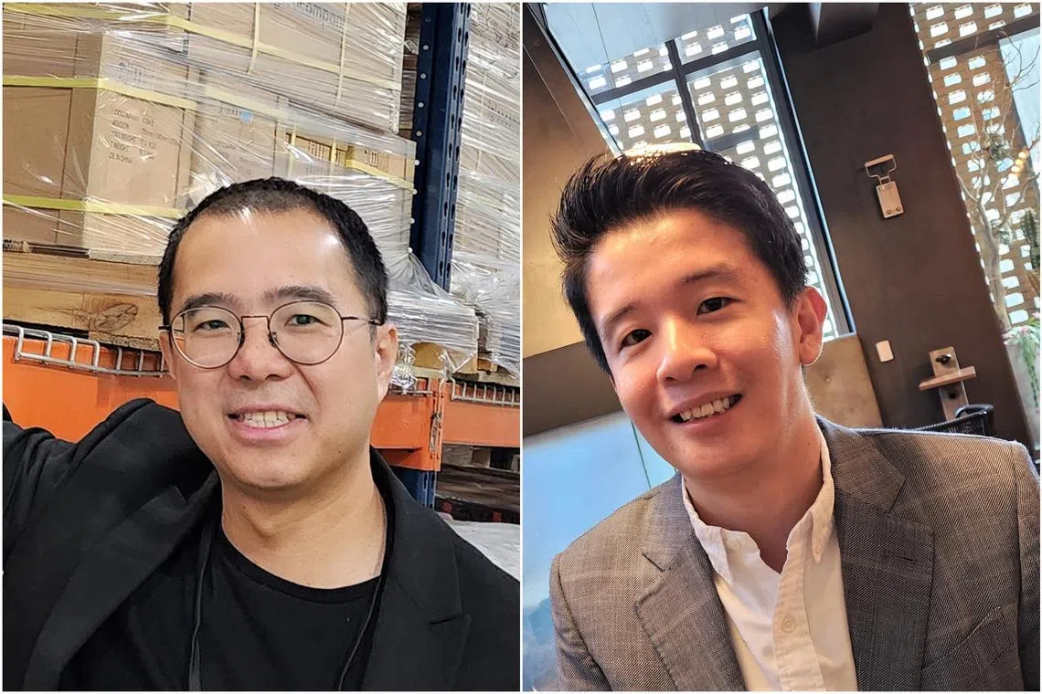 CEO of igloocompany Anthony Chow (left) and Cynopsis' co-founder Dan Poh are among those who moved to Austin from Singapore.
