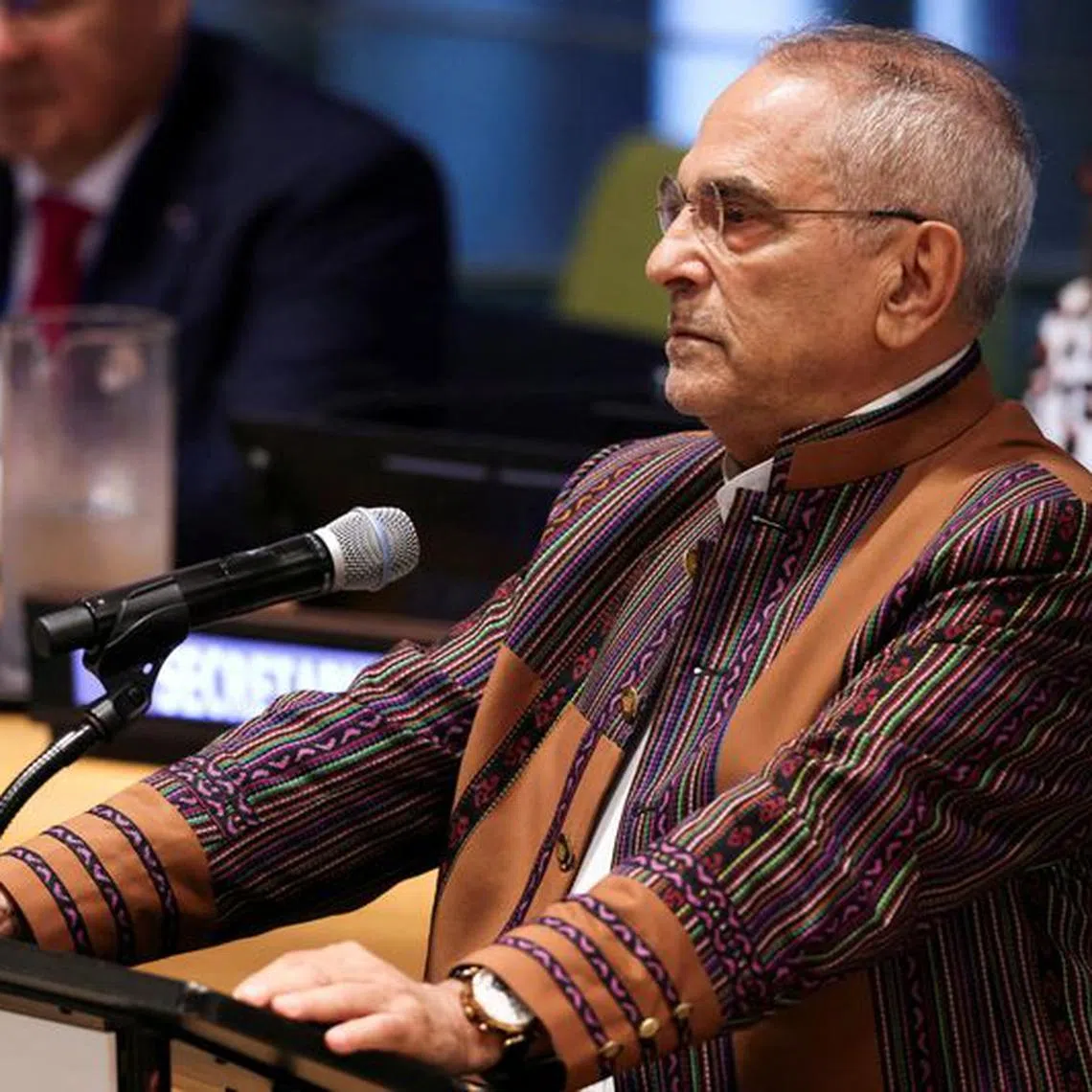 FILE PHOTO: Jose Ramos-Horta, President of Timor-Leste, speaks during the Sustainable Development Goals (SDG) Summit at United Nations headquarters in New York City, New York, U.S., September 18, 2023. REUTERS/Caitlin Ochs/File Photo