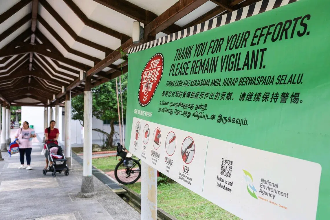 There were 3,990 cases of dengue reported in 2025 as at Dec 26 – a drop of about 70 per cent from the 13,651 cases seen in 2024.