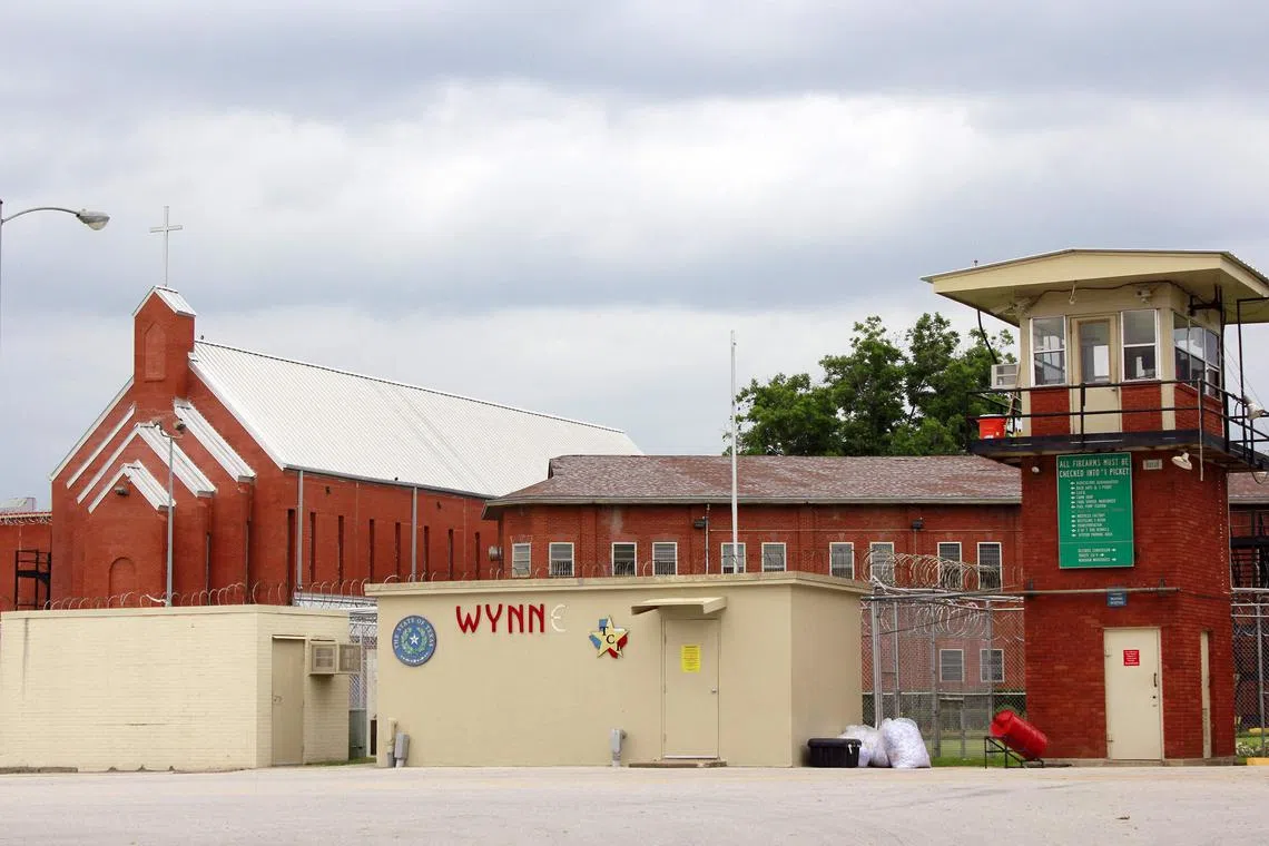The Wynne Unit is pictured in Huntsville, Texas, on May 21, 2013. Prisoners, ex-convicts, and family members of prisoners are extremely concerned about the high temperatures being experienced inside several Texas prisons, which do not have air-conditioning, as a heat wave hits the southern United States. 