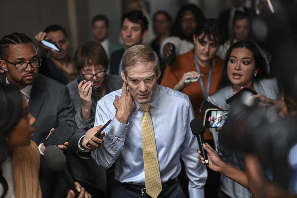 Ohio lawmaker Jim Jordan is currently the only announced candidate for the role of House speaker, but appears far from having the needed backing to be elected.