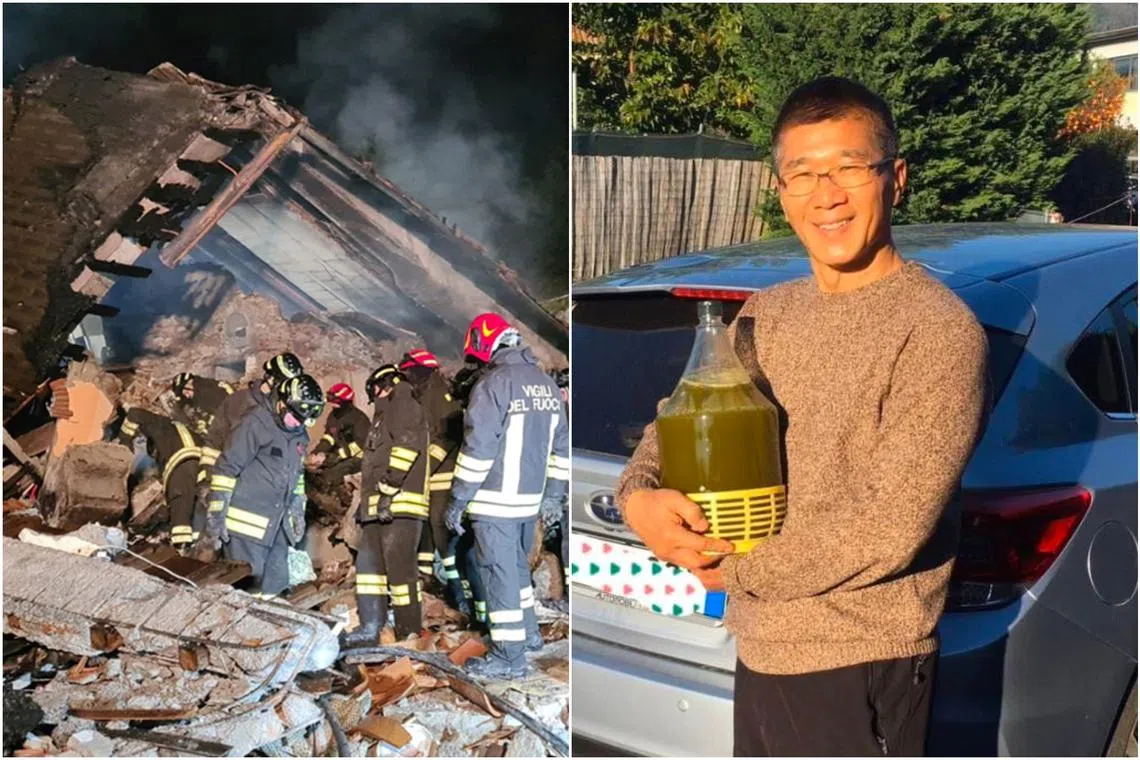 Mr Seetoh Kwok Meng was killed when a gas explosion occurred at his holiday home in Tuscany, Italy on Dec 21.