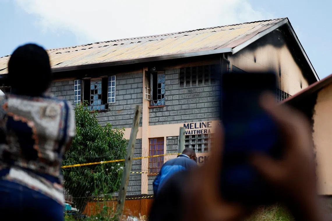 Kenya arrests eight students suspected of arson over deadly school fire