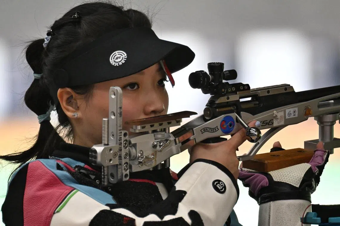 Shooter Adele Tan has shown courage by speaking about her mental health struggles.