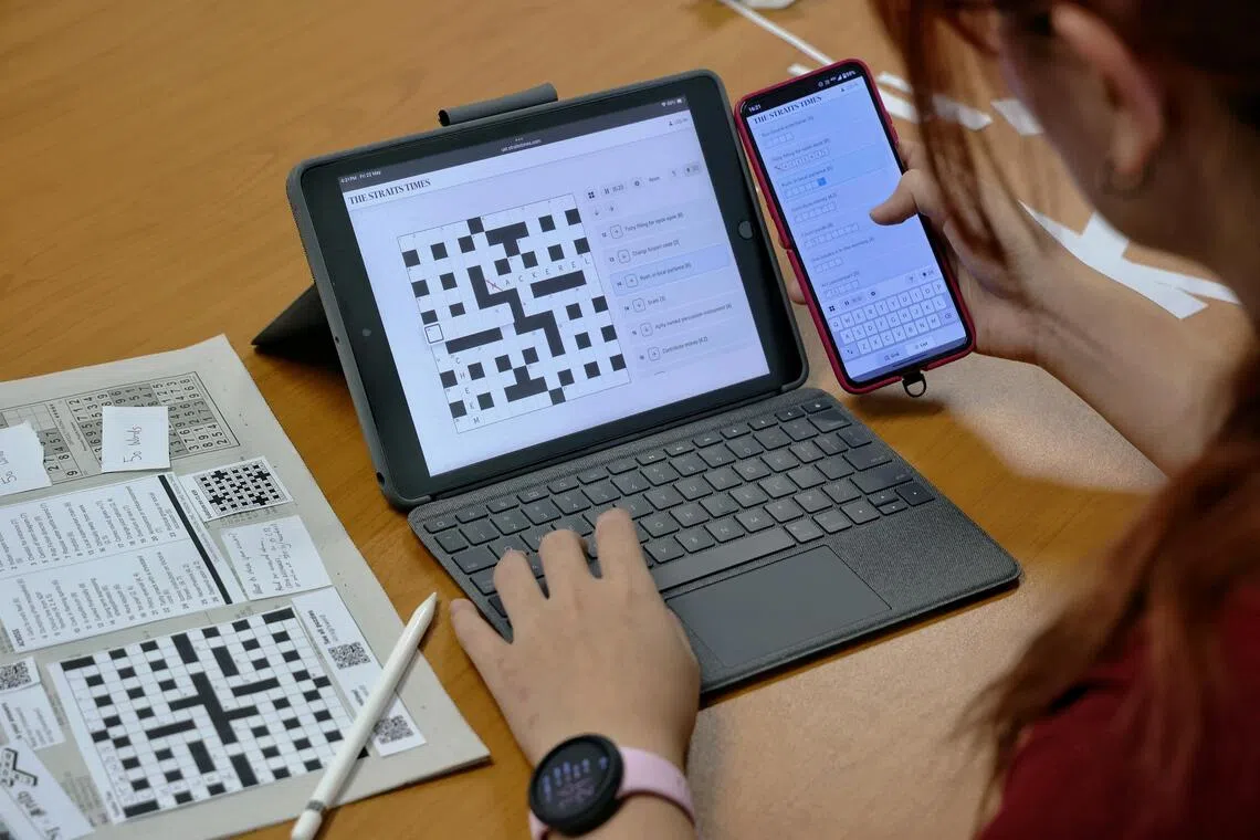 The new weekly crossword series by ST and NLB launched on May 31 and will appear every Sunday across ST's print and digital platforms.