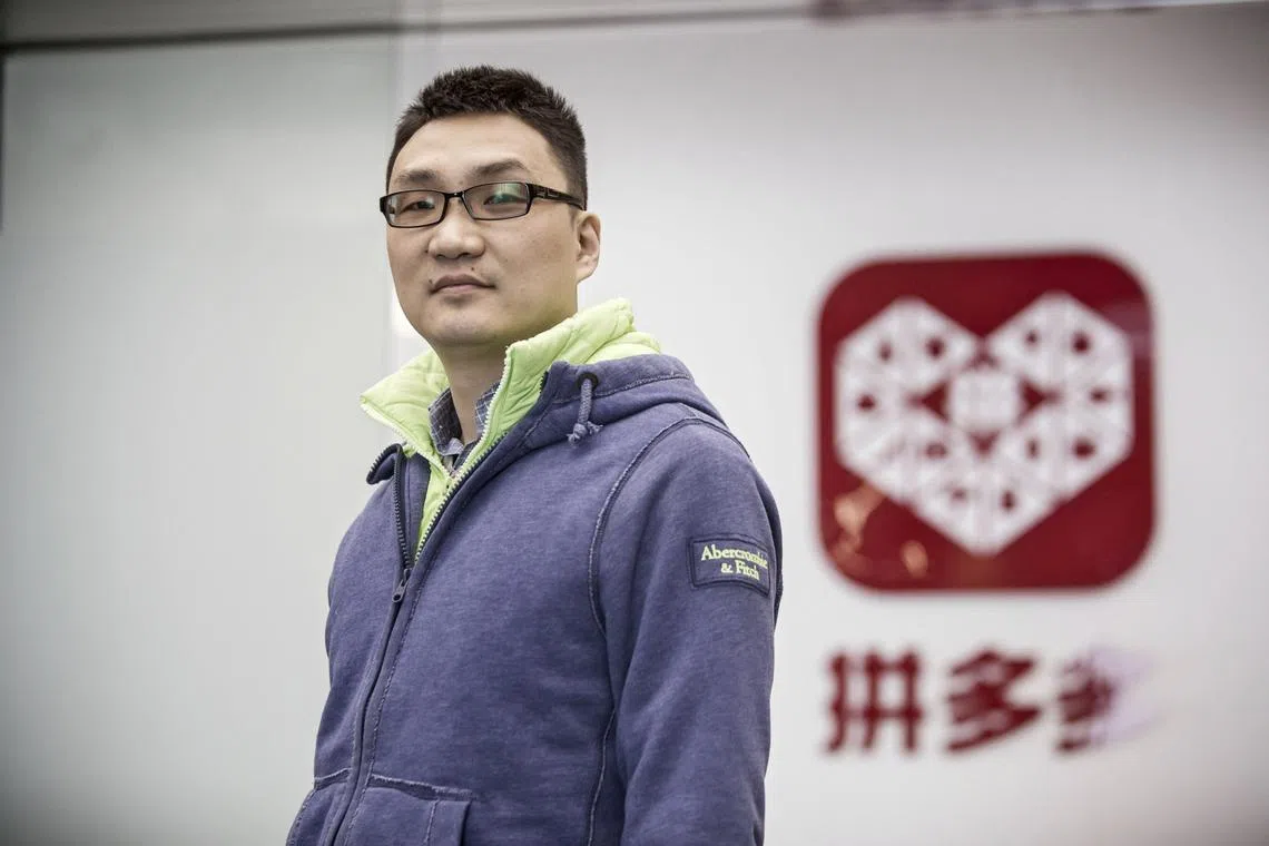 bizchinatech - Bloomberg News pix - Colin Huang, chief executive officer and founder of Pinduoduo, poses for a photograph at the company's office in Shanghai, China, on Friday, Feb. 24, 2017. Pinduoduo, or PDD, is a kind of Facebook-Groupon mashup that Huang believes could revolutionize e-commerce. Photographer: Qilai Shen/Bloomberg