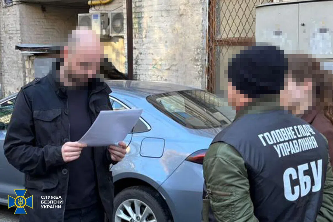 Ukraine's Security Service said in a media release that they had detained a foreign agent working for Moscow in Kyiv. 