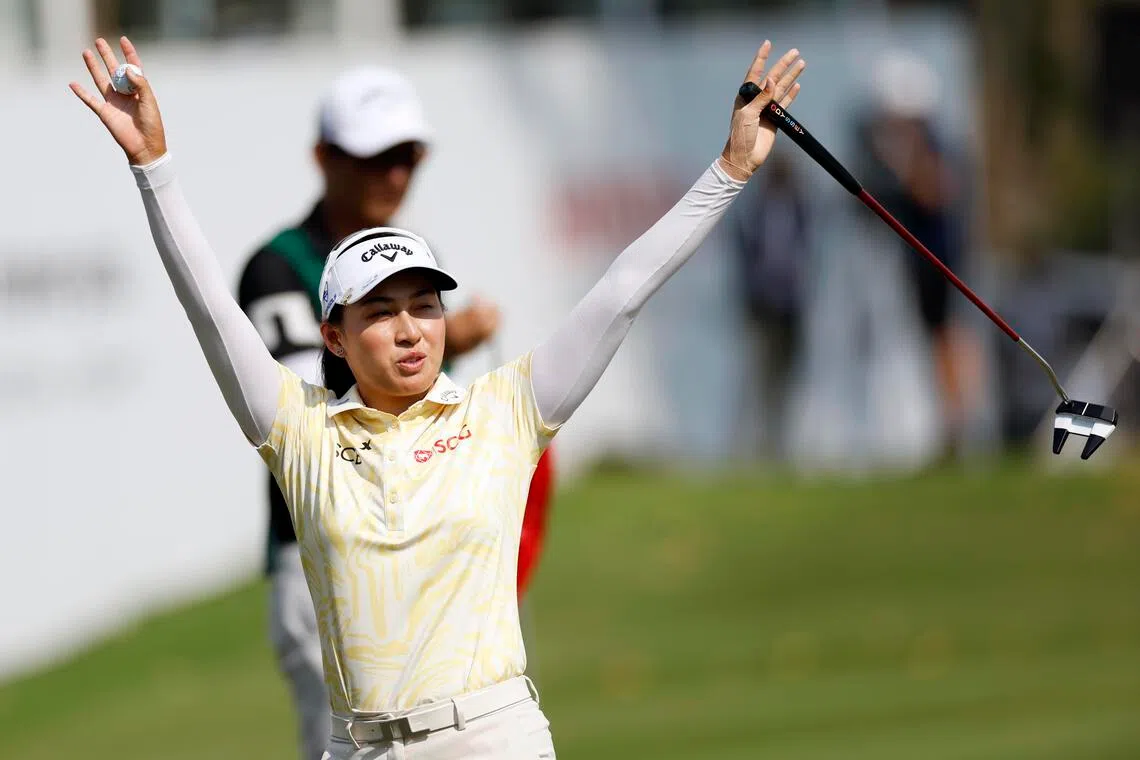 Thailand’s world No. 1 golfer Jeeno Thitikul finally wins home LPGA event