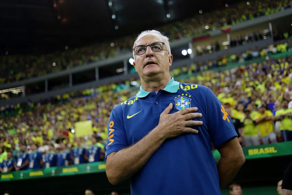 FILE PHOTO: Soccer Football - World Cup - CONMEBOL Qualifiers - Brazil v Colombia - Estadio Mane Garrincha, Brasilia, Brazil - March 20, 2025 Brazil coach Dorival Junior before the match REUTERS/Ueslei Marcelino/File Photo