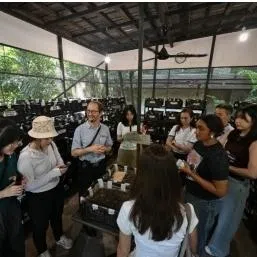 The public can (clockwise from top left) tour fashion social enterprise Cloop’s sorting facility, visit a wormery, enjoy the Sentosa Nature Discovery gallery and learn about the Siloso Beach Cool Node.