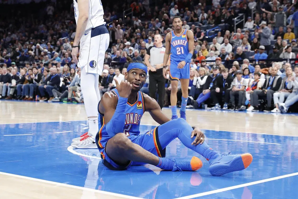 Oklahoma City Thunder guard Shai Gilgeous-Alexander is building a strong case for his first Most Valuable Player Award, averaging 32 points, 6.1 assists and 5.3 rebounds in the NBA this season.