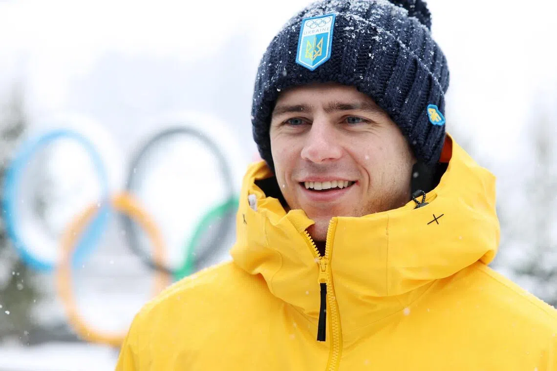 Ukraine's Vladyslav Heraskevych during an interview REUTERS/Leonhard Foeger