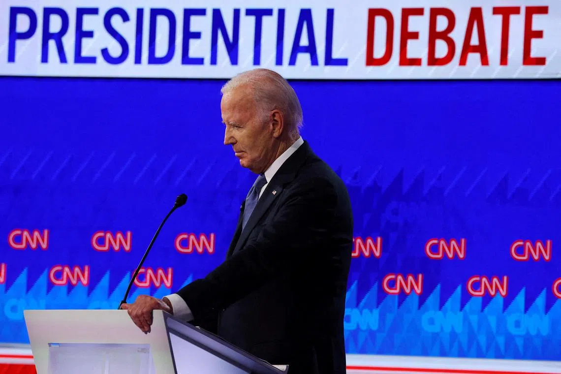 US President Joe Biden continues to face mounting questions about his 2024 re-election bid after last week’s shaky debate performance,