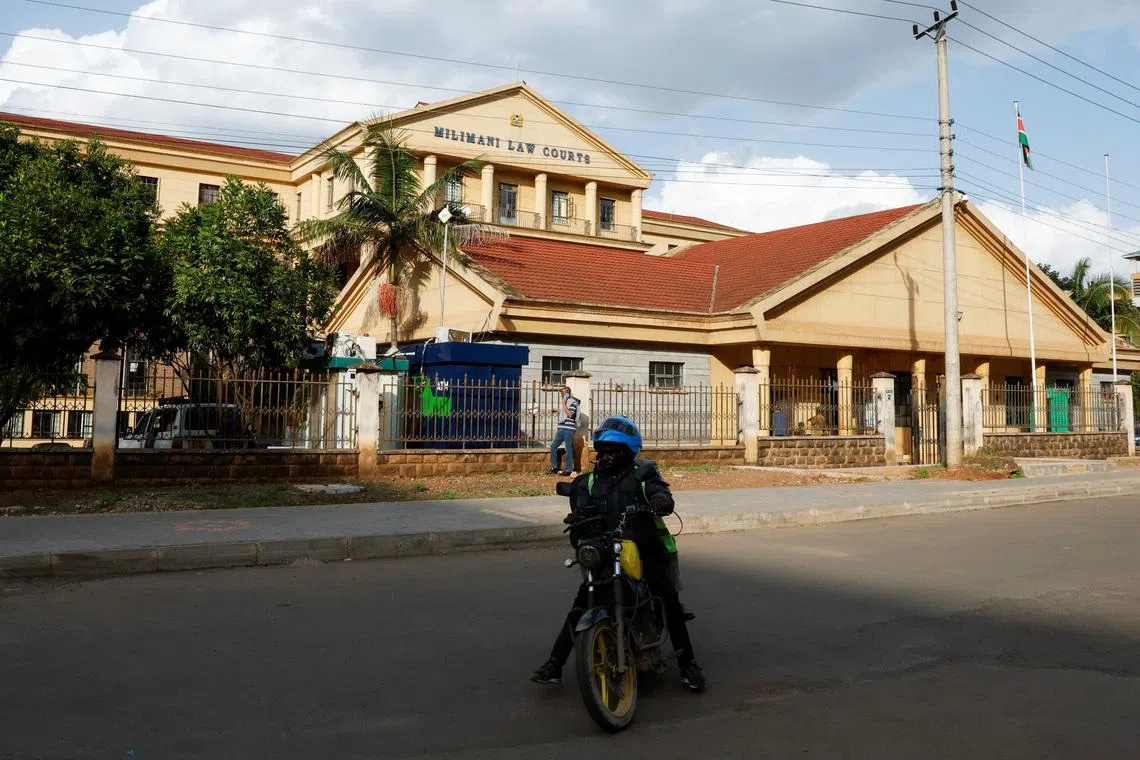 A general view shows the Milimani Law Courts after high court ruled that sections of a law targeting sexual offences cannot apply to minors found to have had consensual intercourse in Nairobi, Kenya, May 20, 2026. REUTERS/Monicah Mwangi