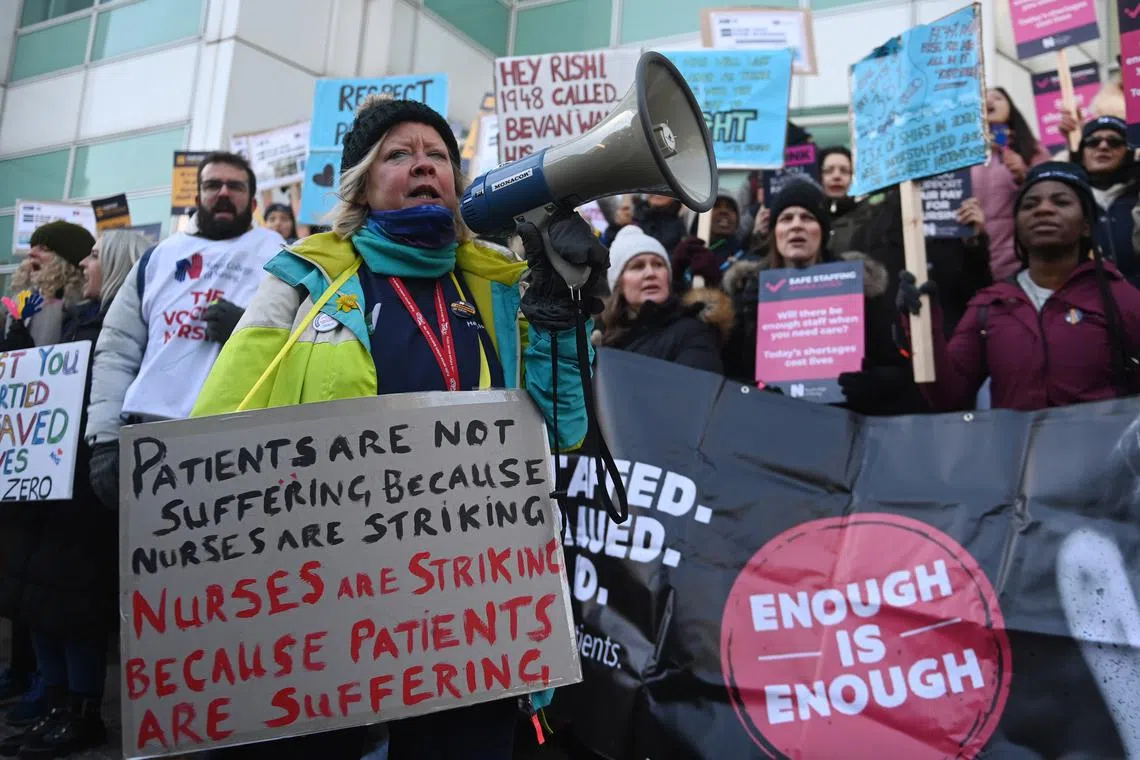 As nurses went on strike on Wednesday, the extent of the crisis facing patients in the Britain’s state-run NHS is being laid bare.