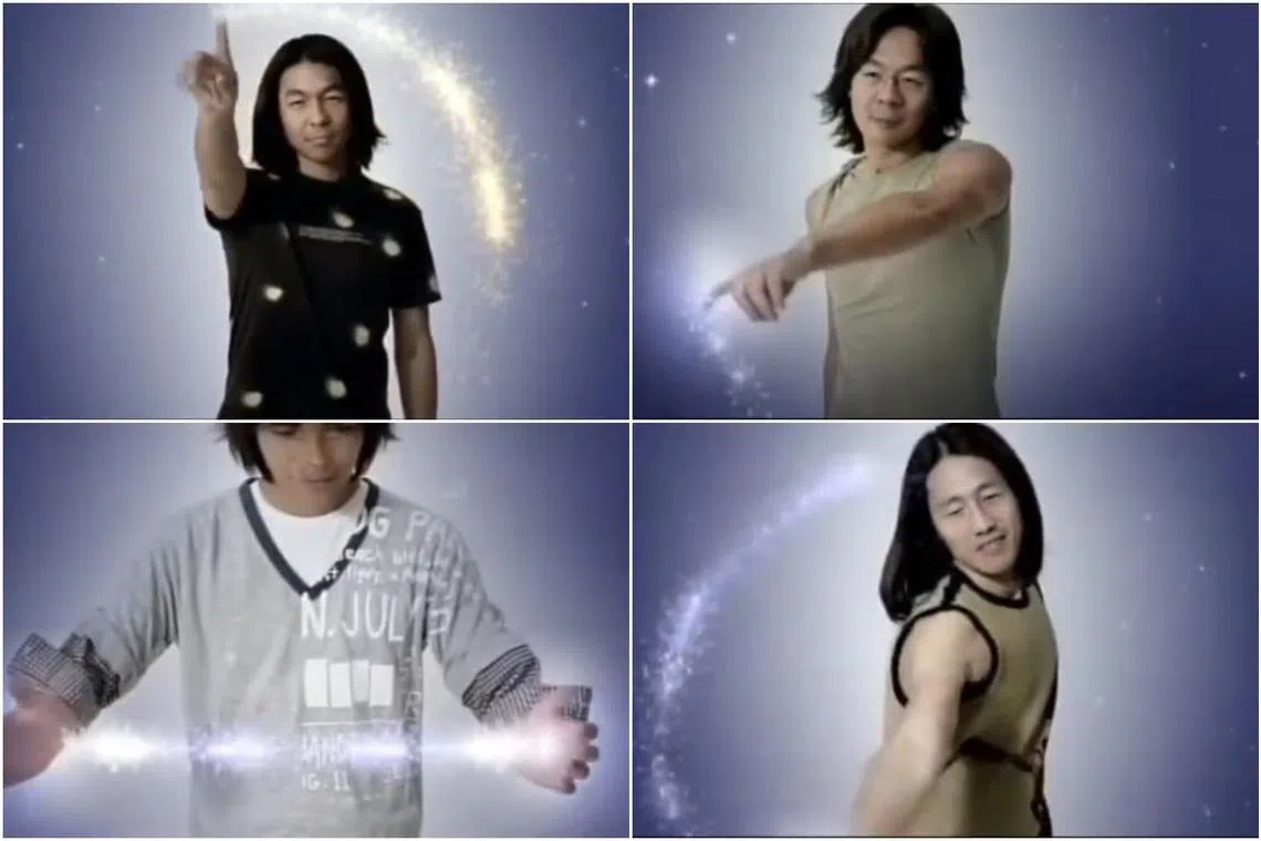 The parody video featured (clockwise from top left) Speaker of Parliament Tan Chuan-Jin as Ken Chu, DPM Lawrence Wong as Jerry Yan, Health Minister Ong Ye Kung as Vanness Wu and Education Minister Chan Chun Sing as Vic Chou.