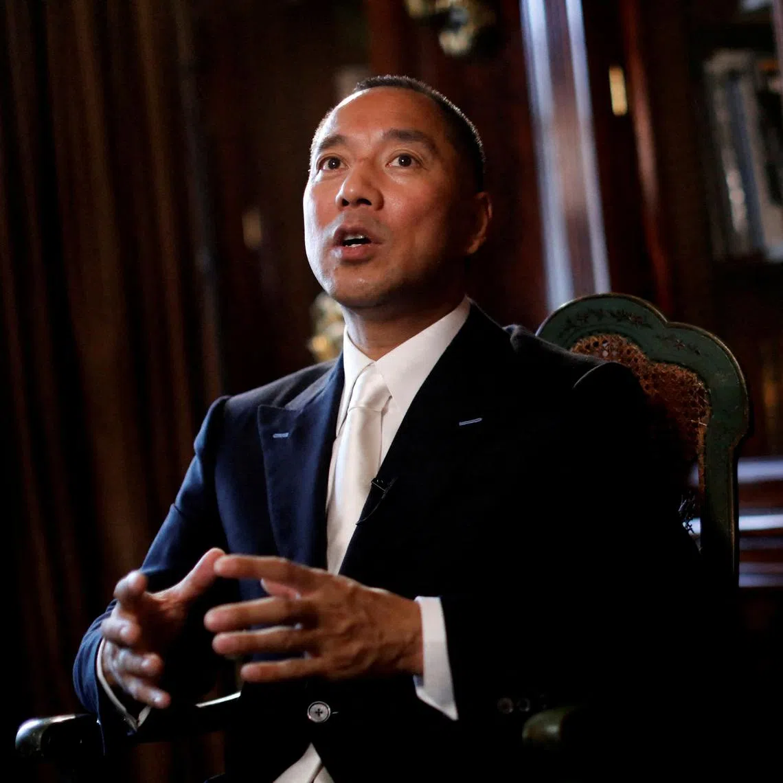 The posts by the accounts, which are linked to self-exiled Chinese billionaire Guo Wengui, were spreading allegations that Singapore is being controlled by China. 