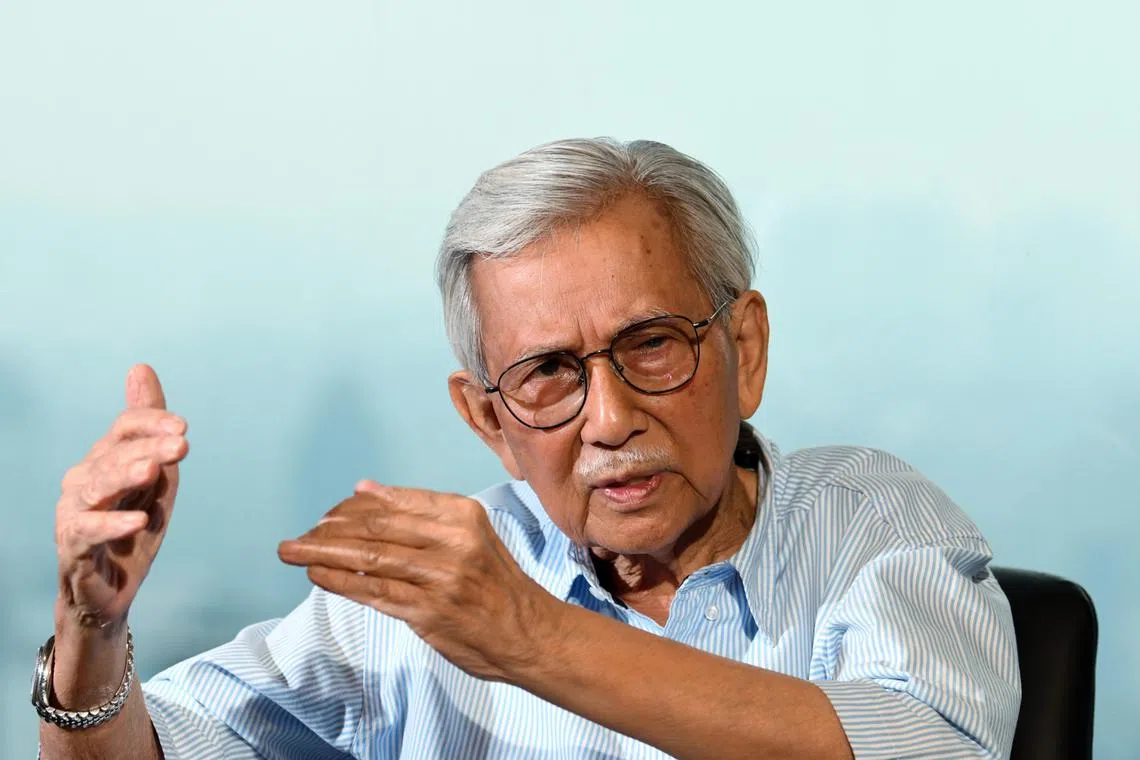 Mr Daim Zainuddin had served two stints as Malaysia’s finance minister in the latter’s Cabinet from 1984 to 1991 and from 1999 to 2001.