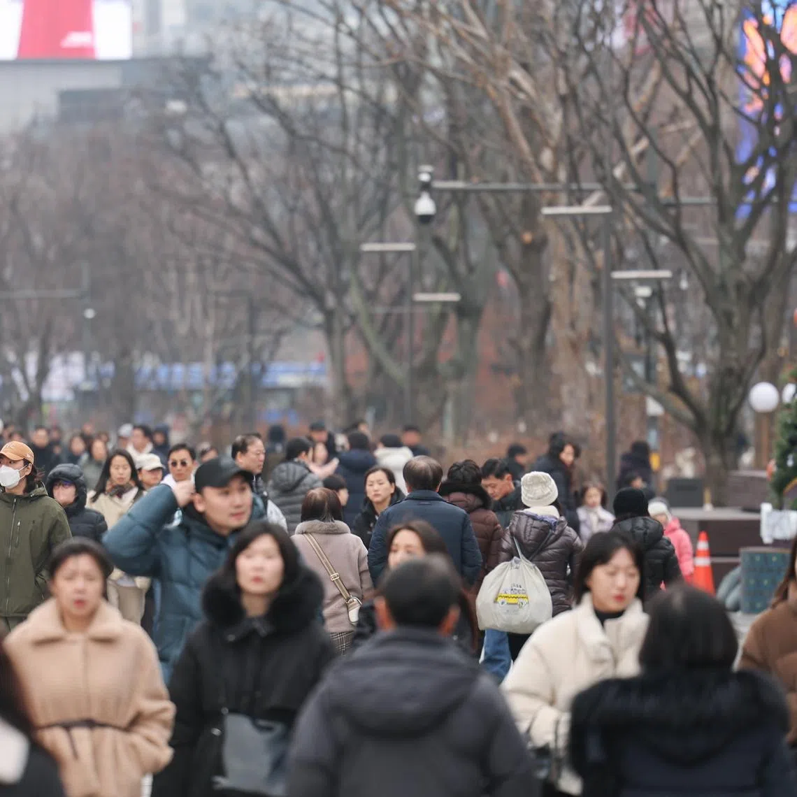 South Korea’s real working hours stood at 1,859 in 2024 among the highest in the Organization for Economic Cooperation and Development.