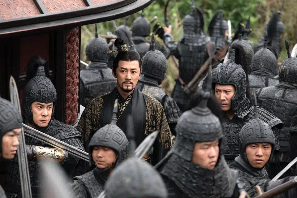 Actor Raymond Lam (centre) in Hong Kong’s latest hit flick Back To The Past.