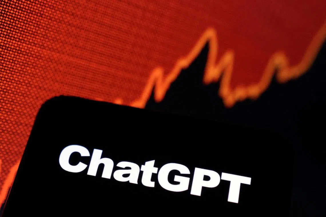 Frenzy around the ChatGPT chatbot has spurred speculative bets in China’s stock market.