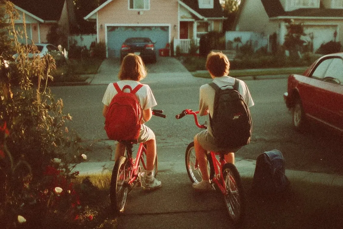 Channels on social media platforms depict pre-iPhone young people as being more present in the everyday, outdoors and eager to connect with others in real life.