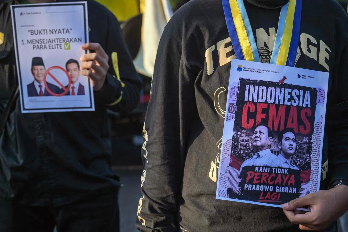 House leaders in Indonesia meet student protesters in rally against fuel prices, free meals