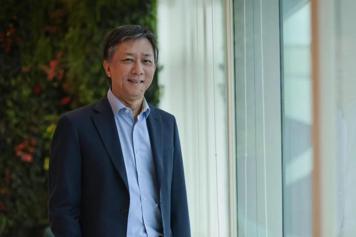 ST20240118_202437229384: Gin Tay/ sustemasek/
Profile of Chia Song Hwee, deputy CEO of Temasek, at Temasek office at The Atrium@Orchard on Jan 18, 2024.