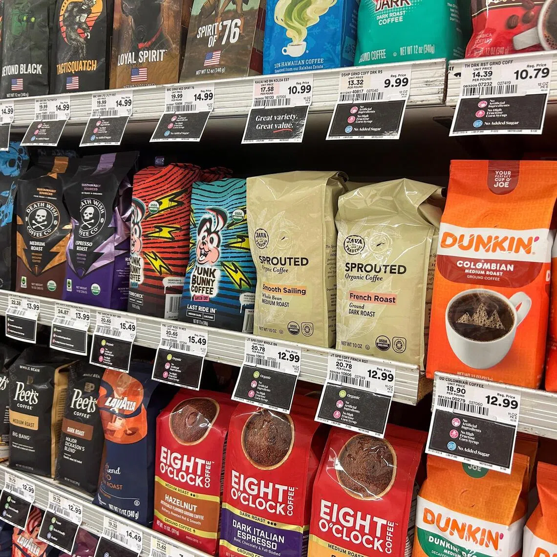 Coffee prices fell sharply on Nov 12 amid signs that the US will cut selected import tariffs, potentially easing supply tightness in the world’s top consuming country.