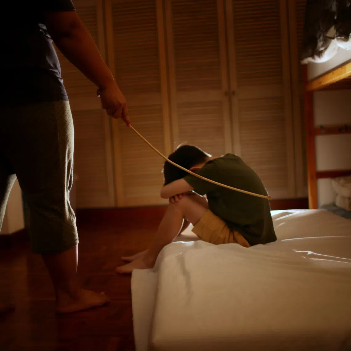 Parents may start out with good intentions when they start physically disciplining a child, but may end up abusing them, says the writer.