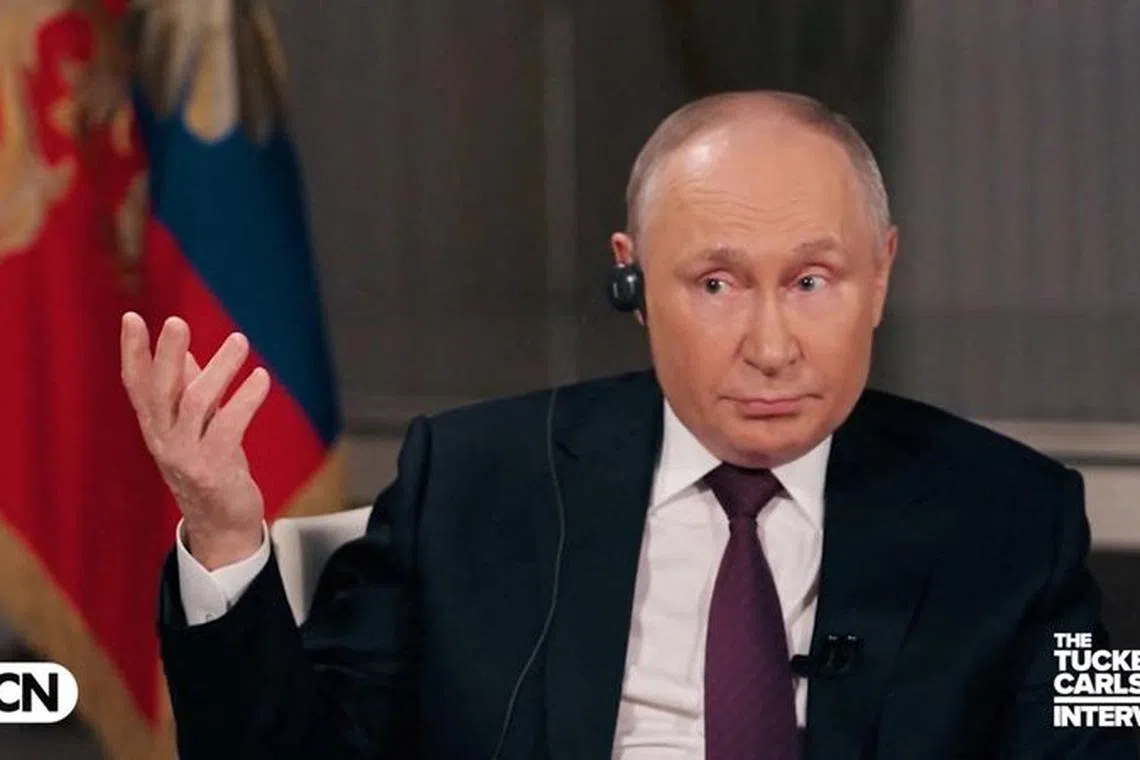 Putin, in rare U.S. interview, says Russia has no interest in attacking ...