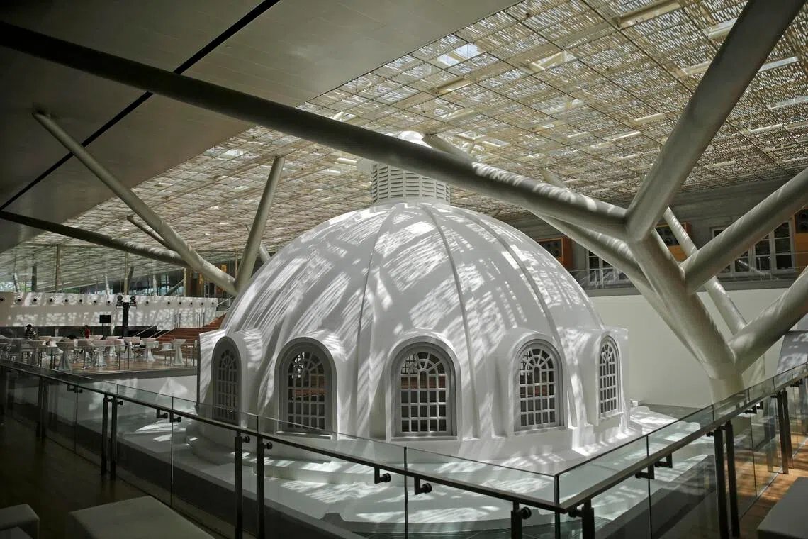 The National Gallery Singapore at St. Andrew’s Road.
