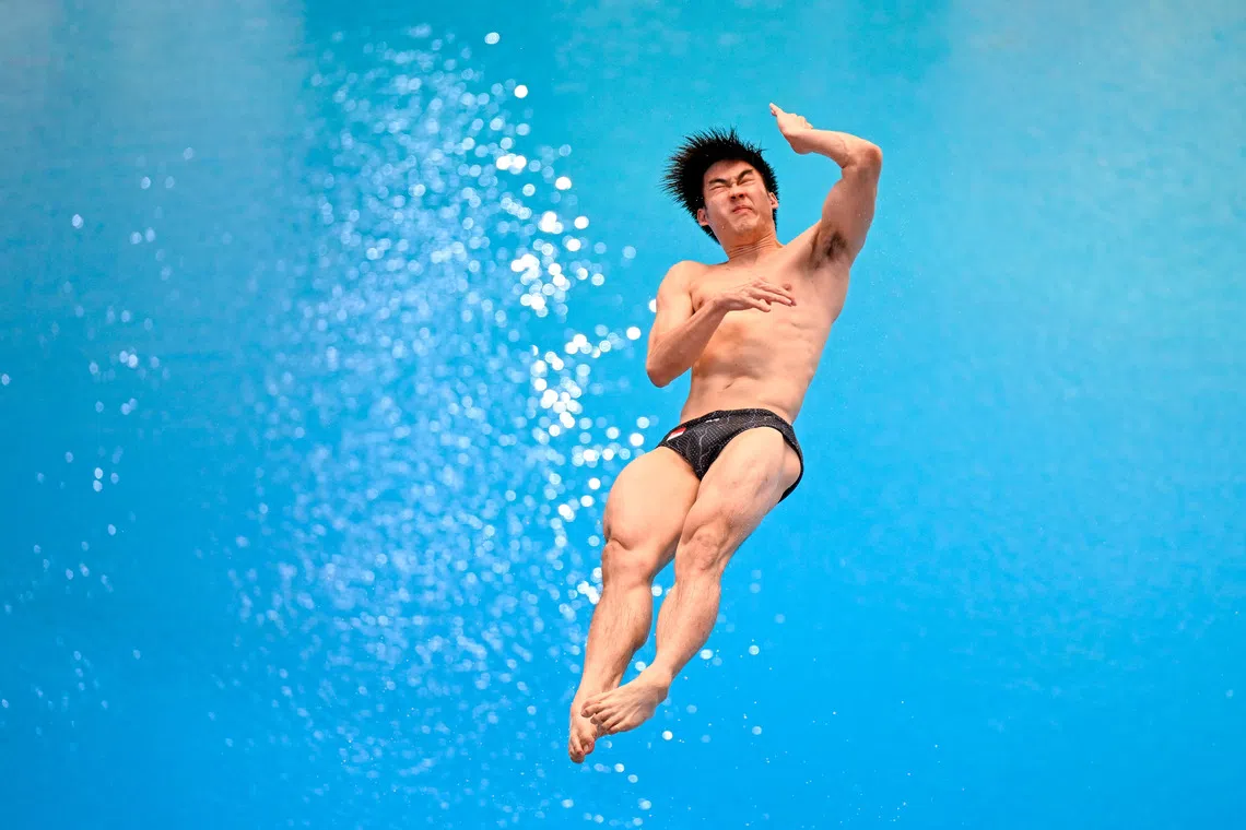 Avvir Tham claimed the men’s 1m springboard gold on Dec 17 with a new personal best of 370.35 points.